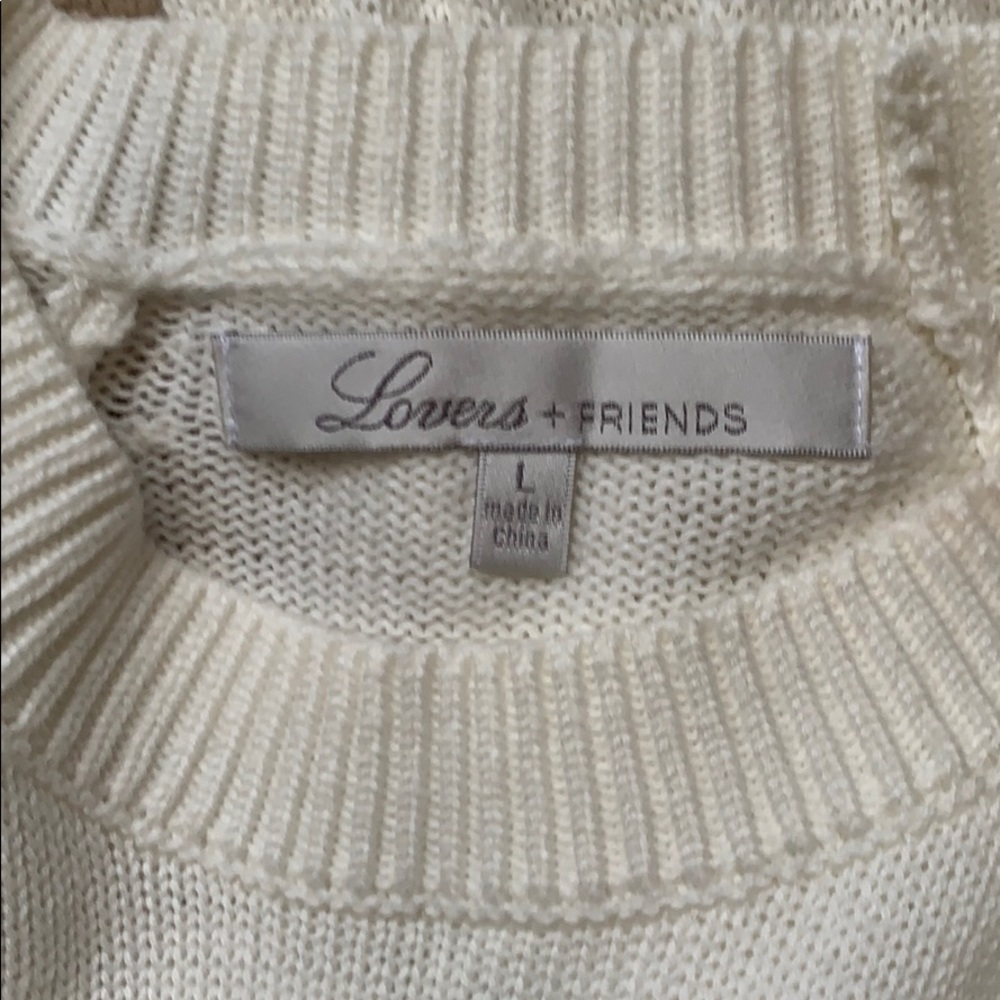 Lovers+Friends sweater, sz L - Picture 3 of 3